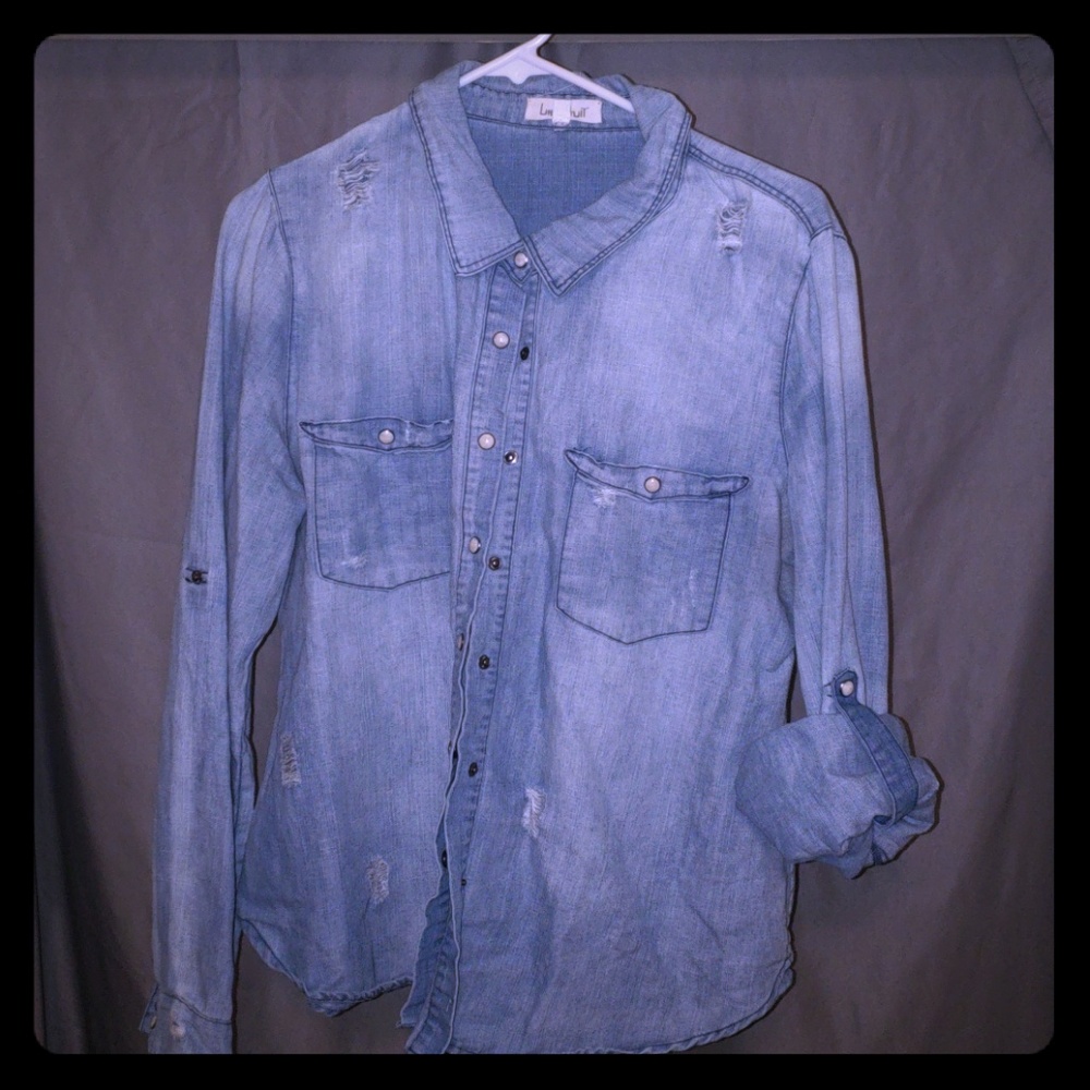 Denim top
